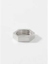 Women's Bolt Nut Ring Palladium - MAISON MARGIELA - BALAAN 1