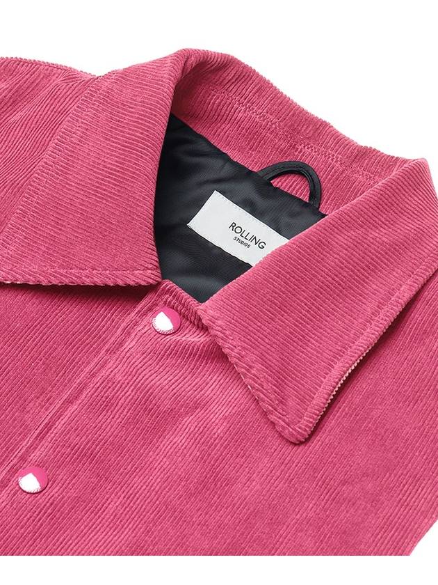 CORDUROY VARSITY JACKET PINK - ROLLING STUDIOS - BALAAN 4