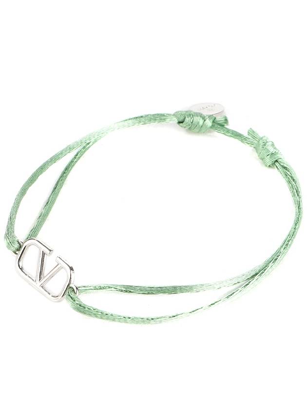 V Logo Bracelet Ice Mint - VALENTINO - BALAAN 2