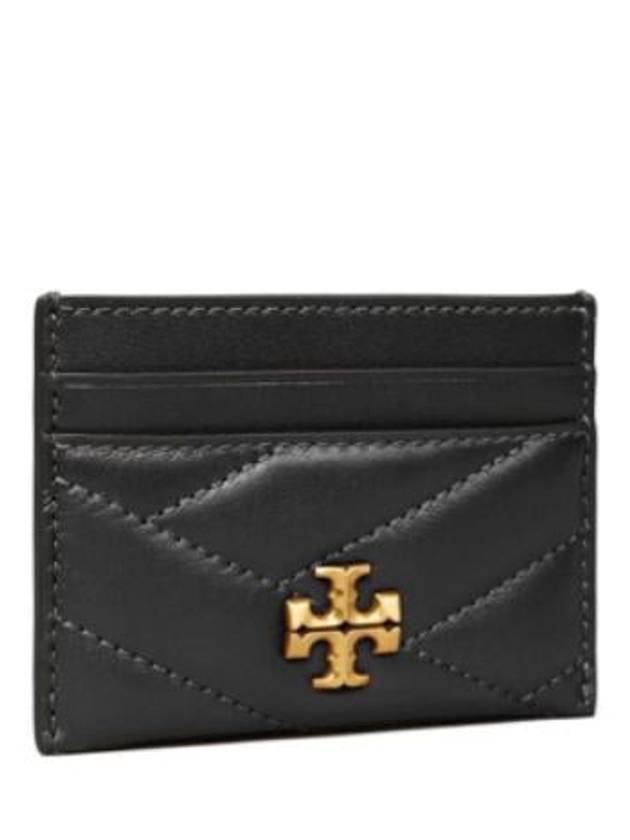 Kira Chevron Logo Card Wallet Black - TORY BURCH - BALAAN 4