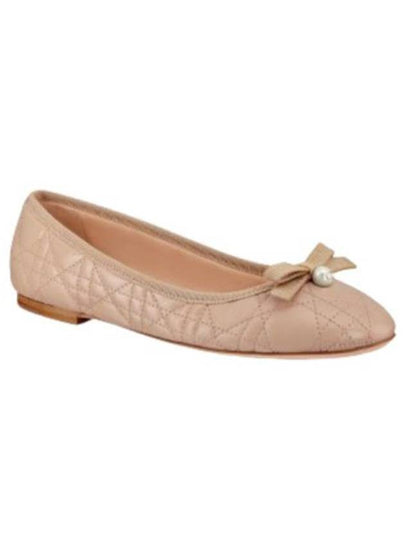 Quilted Cannage Calfskin Ballerina Flat Pink - DIOR - BALAAN 2