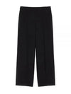 Orianna Pleated Straight Pants Black - MAX MARA - BALAAN 2