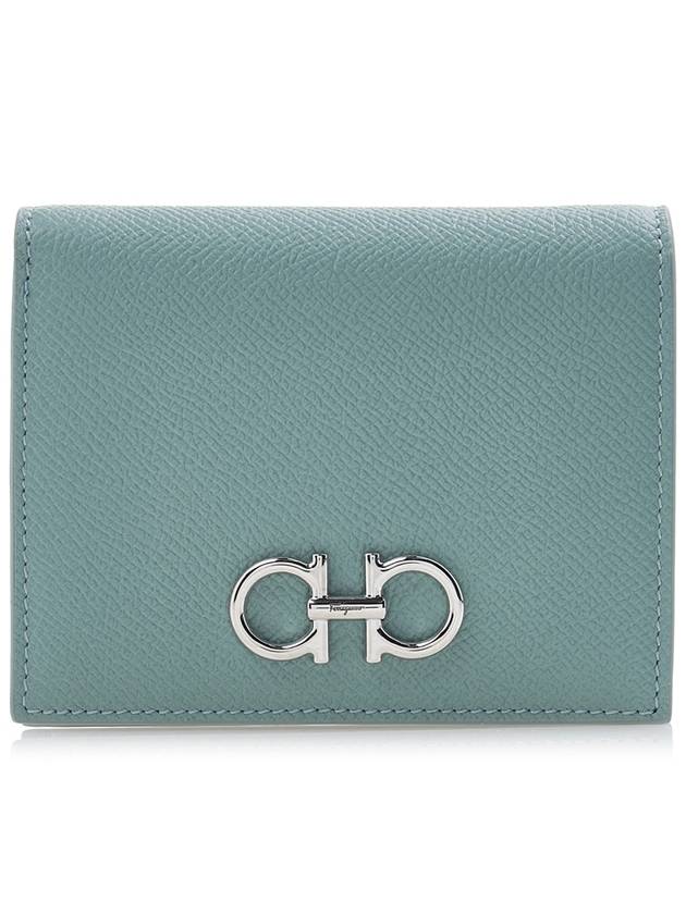 Women's Gancini Half Wallet 22 D780 LUCKY CHAR 0770020 - SALVATORE FERRAGAMO - BALAAN 1