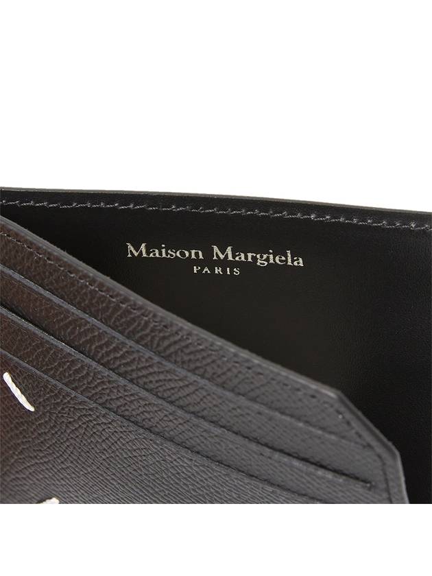 Stitch Small Card Wallet Black - MAISON MARGIELA - BALAAN 6