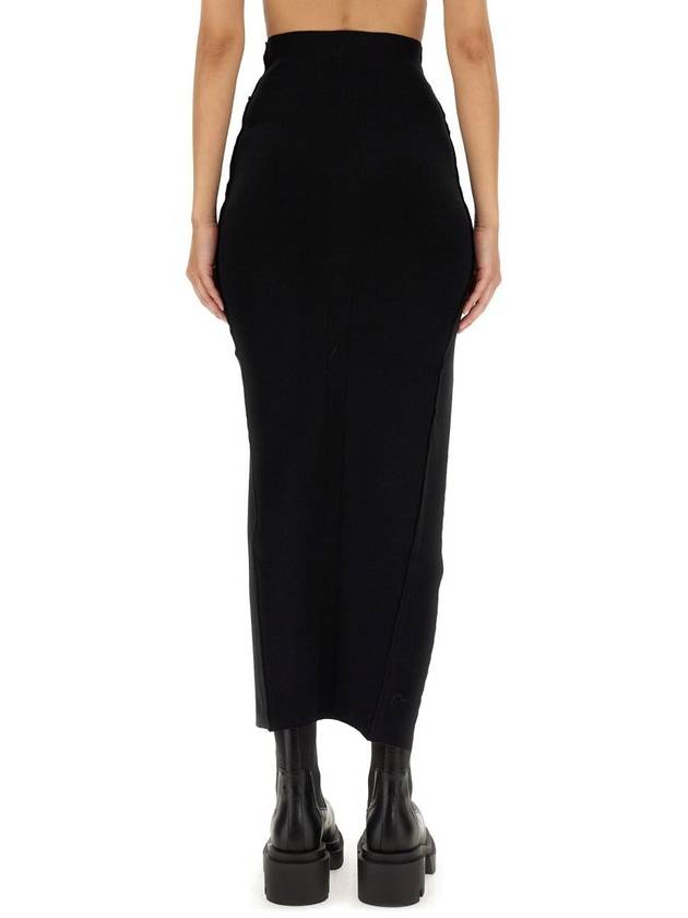 23 fw THERESA Long Skirt WITH Slit RP02C1696 KST 09 B0230443789 - RICK OWENS - BALAAN 4