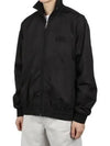 Logo Nylon Zip-up Jacket Black - VALENTINO - BALAAN 2