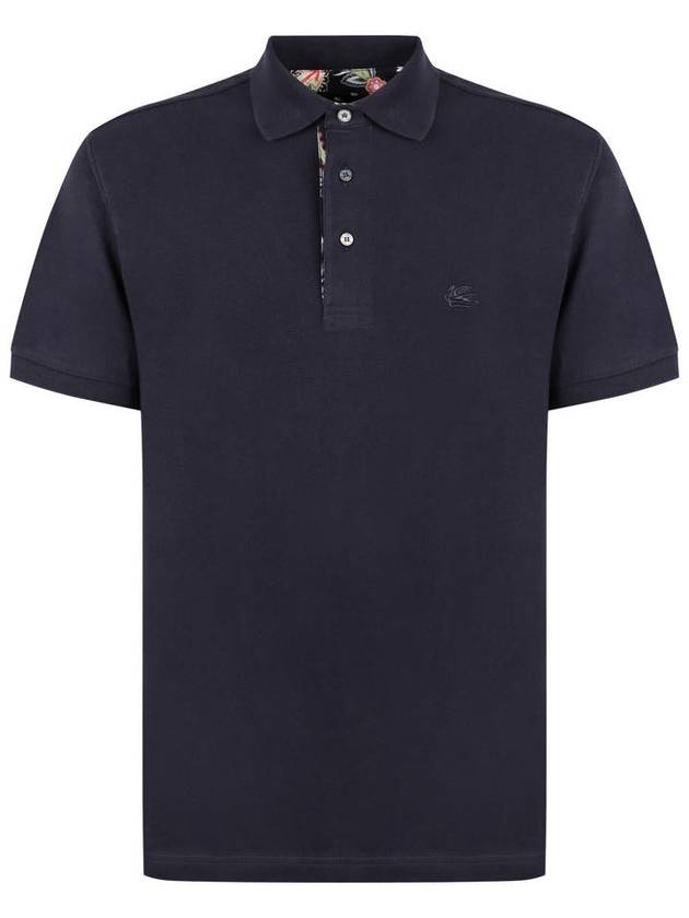 Etro Cotton-Piqué Polo Shirt - ETRO - BALAAN 1