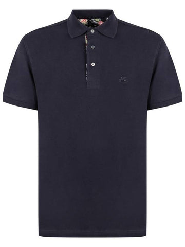 Etro Cotton-Piqué Polo Shirt - ETRO - BALAAN 1