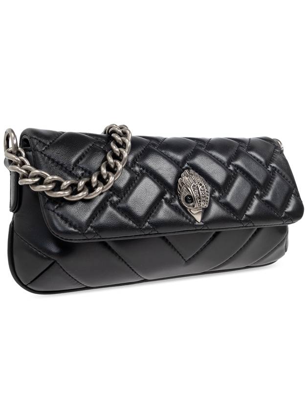 Kurt Geiger Quilted Shoulder Bag ‘Kensington Small’, Women's, Black - KURT GEIGER - BALAAN 4