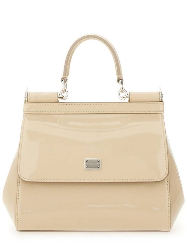 Sicily Small Calfskin Tote Bag Beige - DOLCE&GABBANA - BALAAN 2