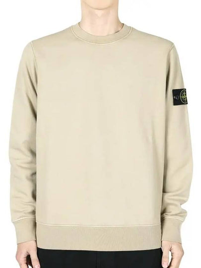 6100044 Organic Cotton Fleece Sweatshirt Desert - STONE ISLAND - BALAAN 2