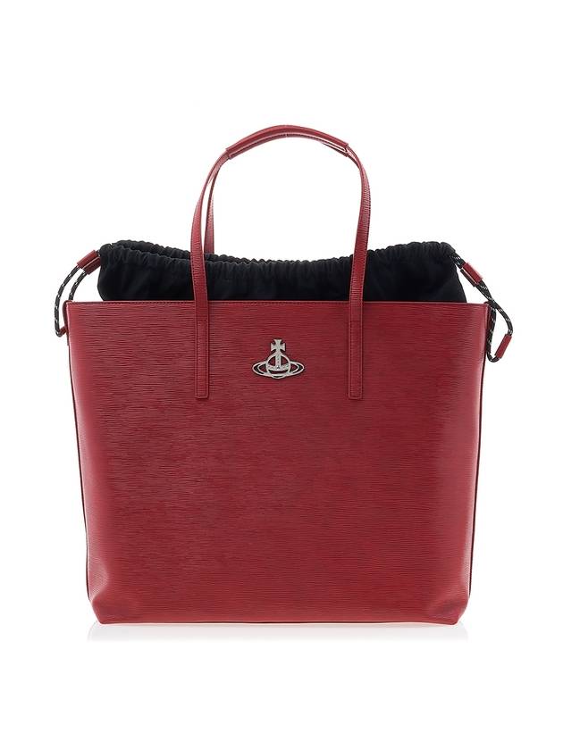 Polly Drawstring String Tote Bag Red - VIVIENNE WESTWOOD - BALAAN.