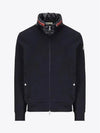 8G00037 89A5W 778 Men's Navy Blue Hooded Zip-Up - MONCLER - BALAAN 1