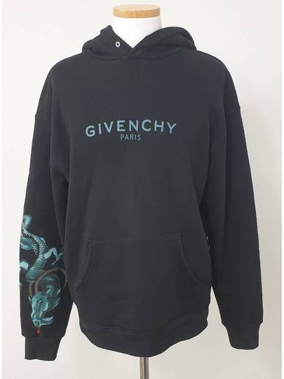 Dragon Logo Hood BM70ES306C 001 L - GIVENCHY - BALAAN 2