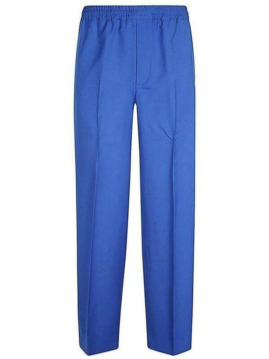 Interlocking G Wool Mohair Track Pants Blue - GUCCI - BALAAN 2