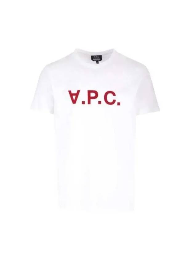 VPC Logo Organic Cotton Short Sleeve T-Shirt White - A.P.C. - BALAAN 2