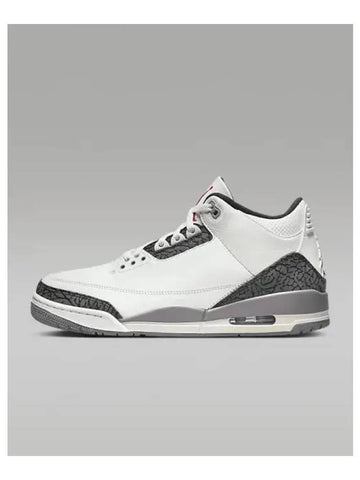 Air Jordan 3 Retro Cement Gray Men s Sneakers Summit White Black Fire Red CT8532 106 735840 - NIKE - BALAAN 1