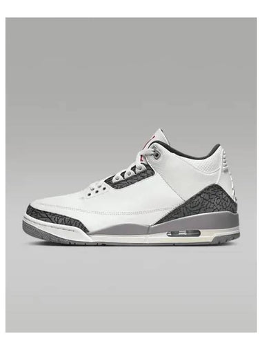 Air Jordan 3 Retro Cement Gray Men s Sneakers Summit White Black Fire Red CT8532 106 735840 - NIKE - BALAAN 1