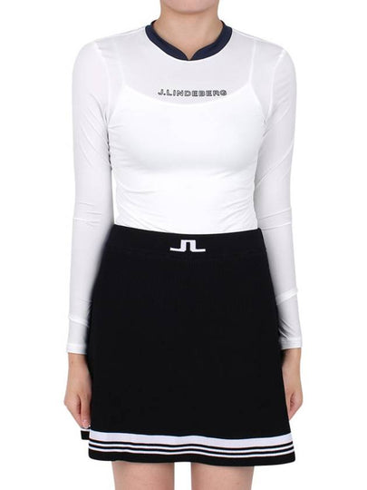 Meja Polyester Long Sleeve T-Shirt White - J.LINDEBERG - BALAAN 2