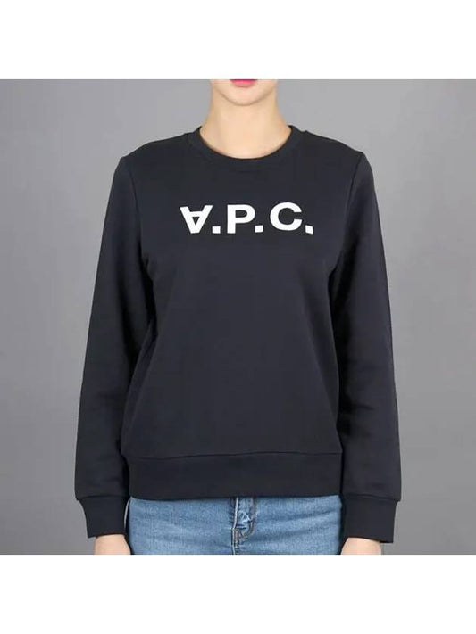 VPC Logo Sweatshirt Navy - A.P.C. - BALAAN 2