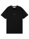 Stamp One Print Short Sleeve T-Shirt Black - STONE ISLAND - BALAAN 2