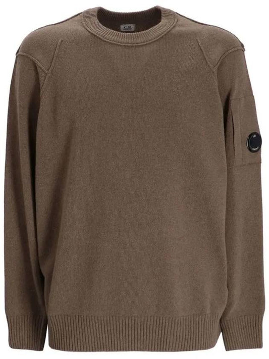 CP Company Lambswool Crew Neck Knit 17CMKN047A 110149A 359 - CP COMPANY - BALAAN 1