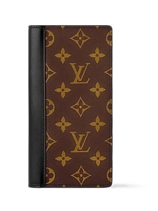 Brazza Monogram Long Wallet Macassar - LOUIS VUITTON - BALAAN 2