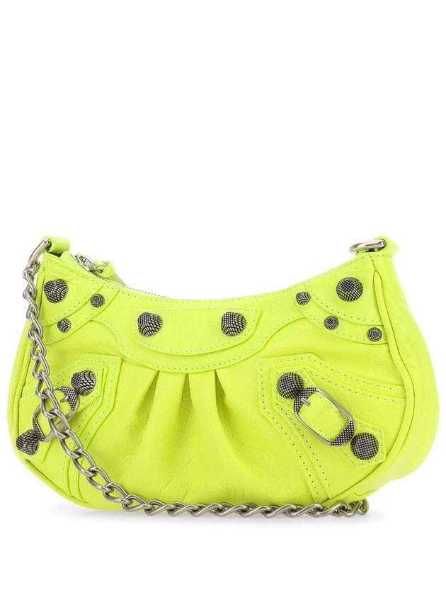 Le Cagol mini chain shoulder bag yellow - BALENCIAGA - BALAAN 3