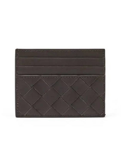 Intrecciato Leather Card Wallet Espresso - BOTTEGA VENETA - BALAAN 2