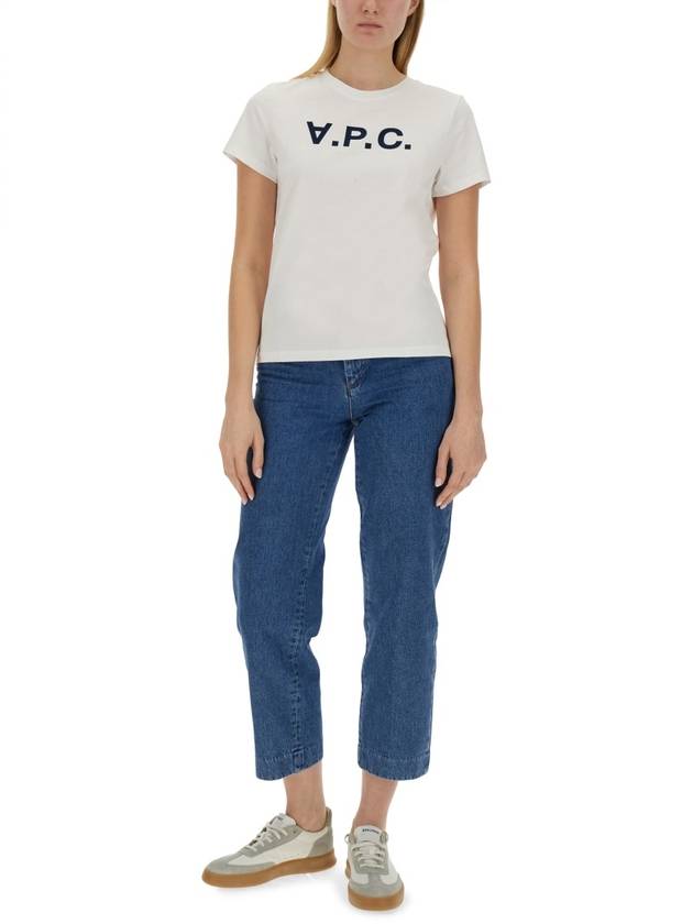 VPC Logo Short Sleeve T-Shirt White - A.P.C. - BALAAN 3