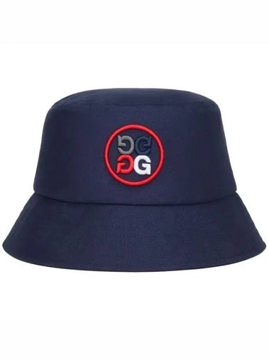 Circle G Woven Bucket Hat Navy - G/FORE - BALAAN 1