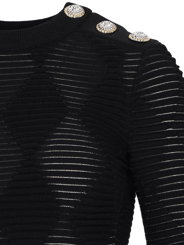 Balmain Sweaters Black - BALMAIN - BALAAN 3