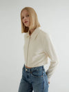 Luster Short Zip up Jumper Ivory - LE SOLEIL MATINEE - BALAAN 1