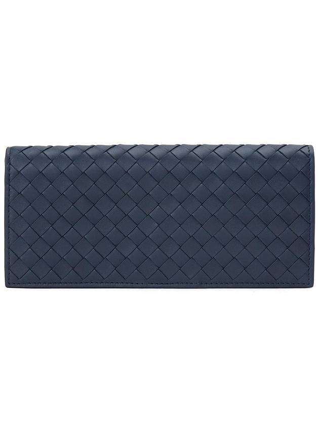 Intrecciato Continental Long Wallet Navy - BOTTEGA VENETA - BALAAN 2