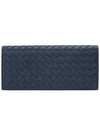 Intrecciato Continental Long Wallet Navy - BOTTEGA VENETA - BALAAN 2