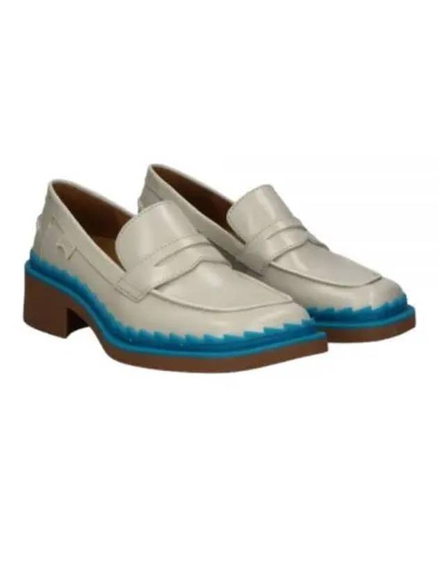 Twins Leather Loafers Grey Blue - CAMPER - BALAAN 2