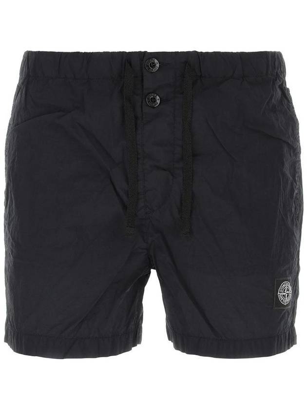 Wappen Patch Nylon Metal Swim Shorts Navy - STONE ISLAND - BALAAN 1