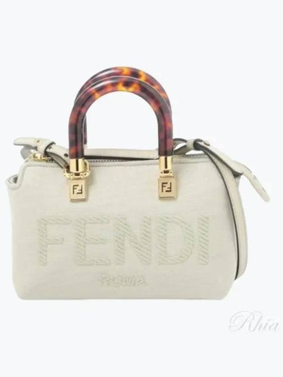 By The Way Small Canvas Tote Bag Green - FENDI - BALAAN 2