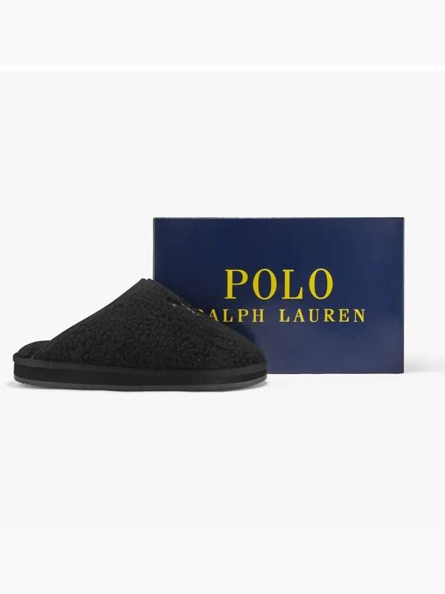 Kayleigh Scuff Bear Mule Black - POLO RALPH LAUREN - BALAAN 5