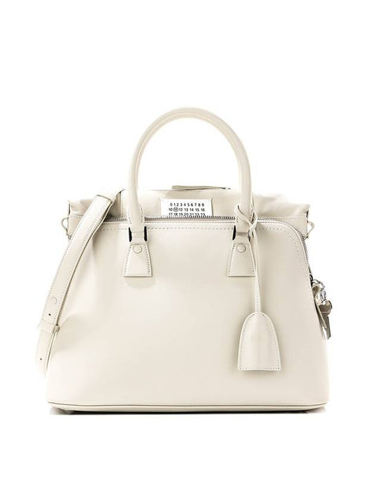 5AC Medium Tote Bag Light Grey - MAISON MARGIELA - BALAAN 1