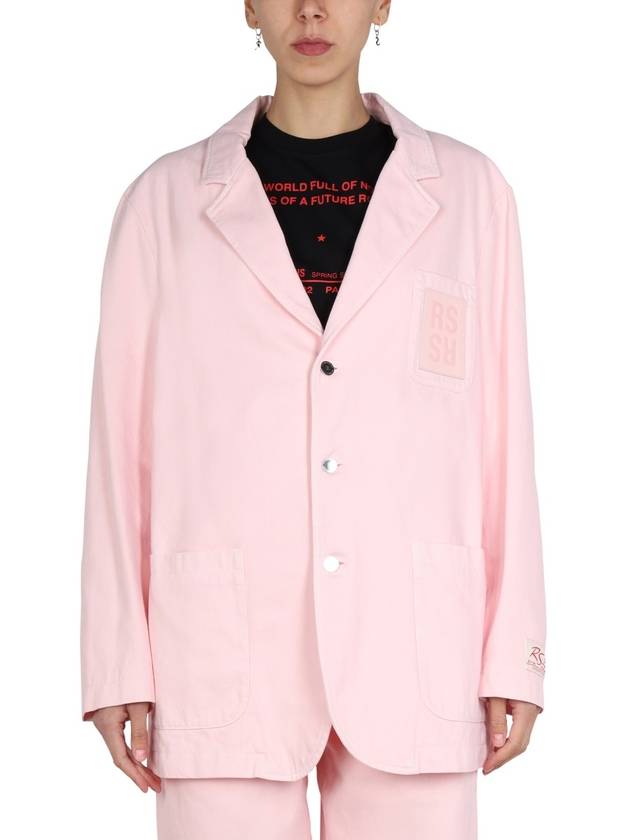 LOGO PATCH JACKET - RAF SIMONS - BALAAN 1