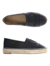 CC logo lambskin espadrilles black - CHANEL - BALAAN 3