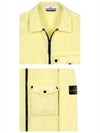 21SS 7415117WN V0131 Wappen Patch Overshirt Jacket Lemon Men’s Jacket TLS - STONE ISLAND - BALAAN 5