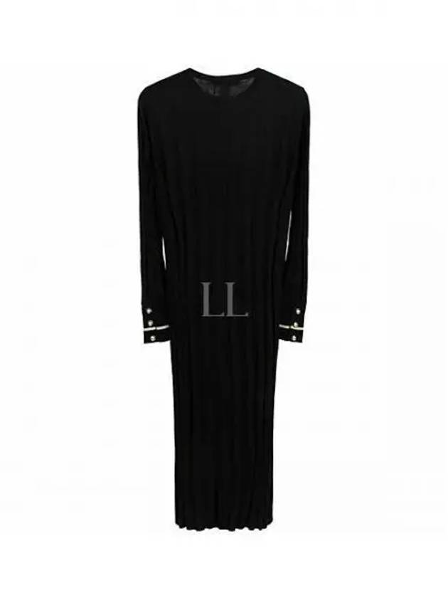 Leccio Virgin Wool Midi Dress Black - MAX MARA - BALAAN 2