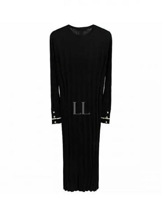 Leccio Virgin Wool Midi Dress Black - MAX MARA - BALAAN 2