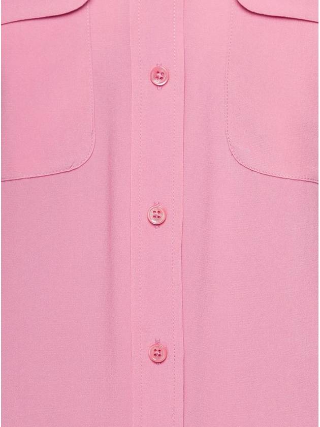 Pink Shirt With Patch Pockets With Flap In Silk Woman Equipment - EQUIPMENT - BALAAN 3