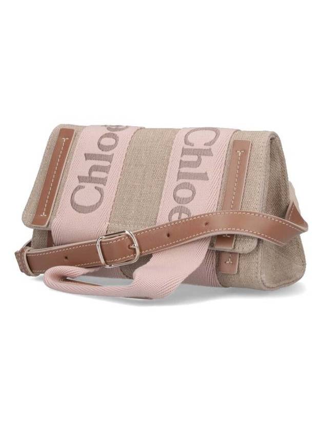 Woody Canvas Belt Bag Beige Pink - CHLOE - BALAAN 3