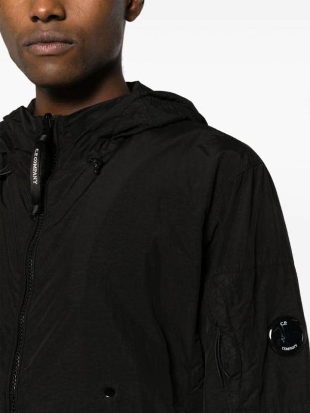 Nylon Reversible Hooded Jacket Black - CP COMPANY - BALAAN 3