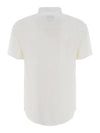 Bellini Linen Short Sleeve Shirt White - A.P.C. - BALAAN 4