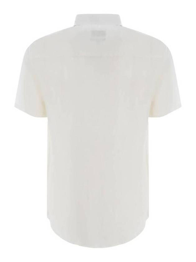 Bellini Linen Short Sleeve Shirt White - A.P.C. - BALAAN 4